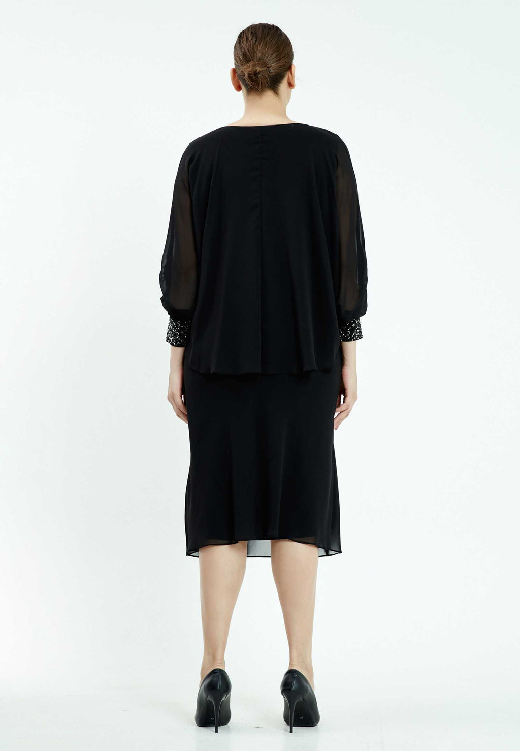 Rochie din voal neagra Nora