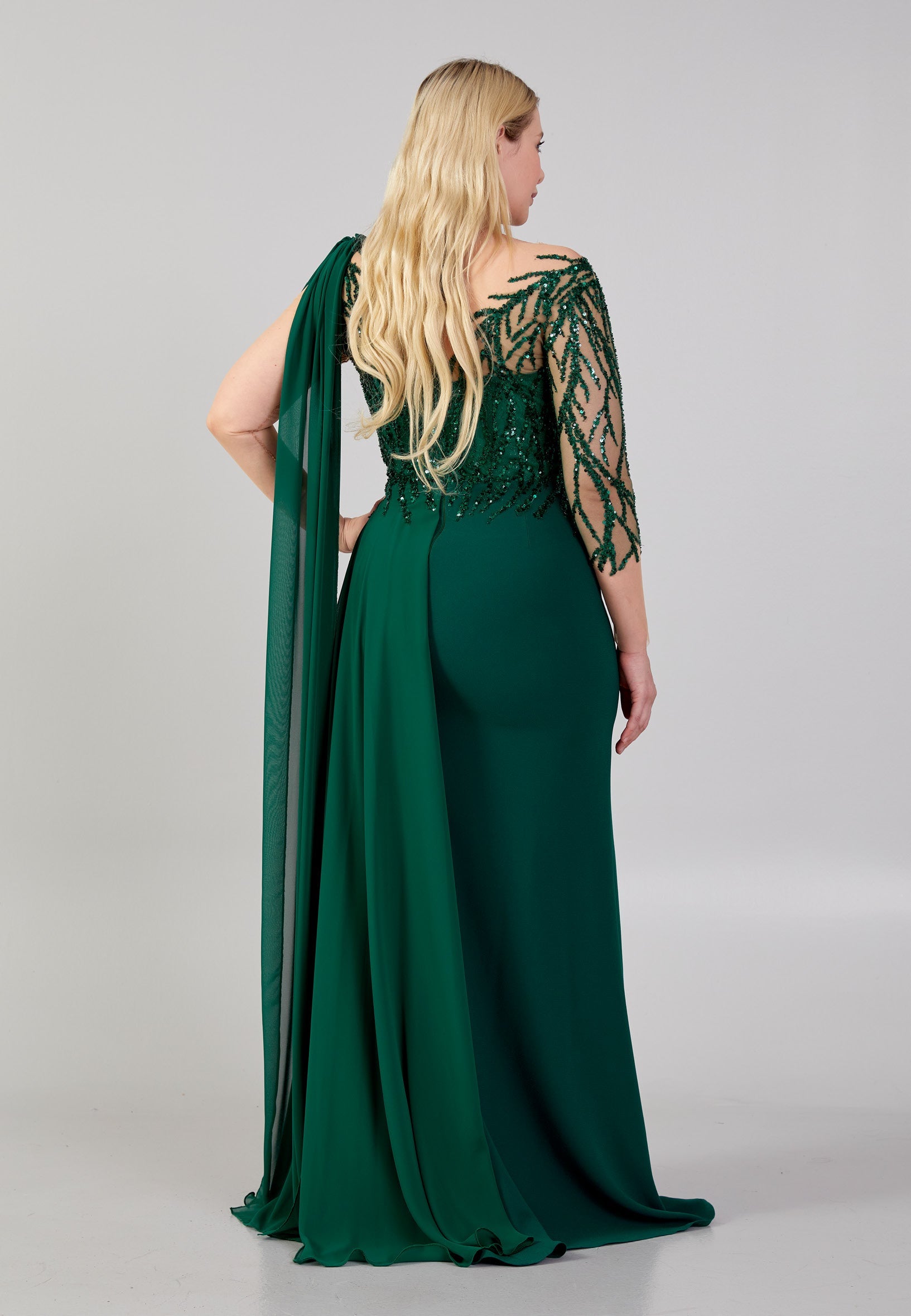 Rochie Unica verde Smarald Sandra