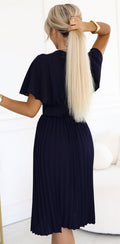 Rochie cu curea Maya blue