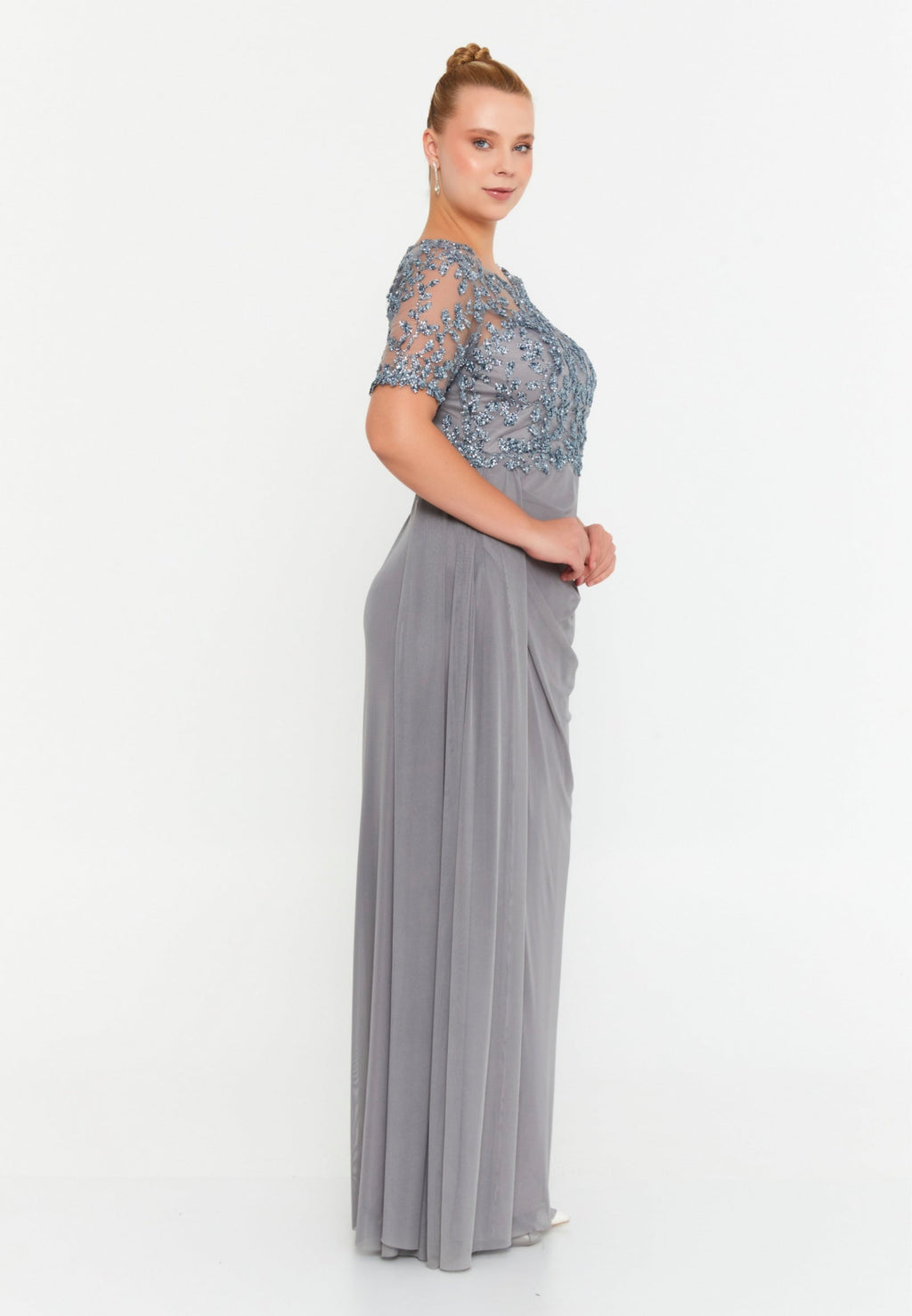 Rochie de seara gri Argenta